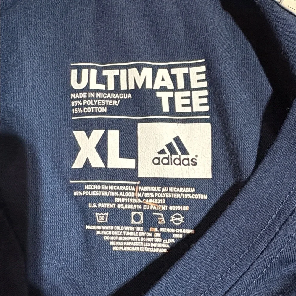 Adidas Navy Blue Michigan Wolverines Long Sleeve Tee sz XL